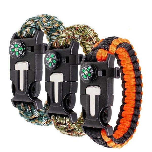 Outdoor Survival Wristbands Strap