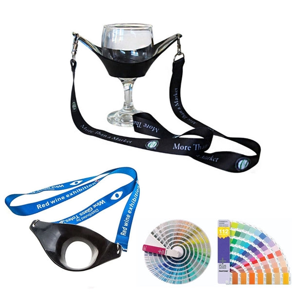 Dual Wine Glass Lanyard Holder