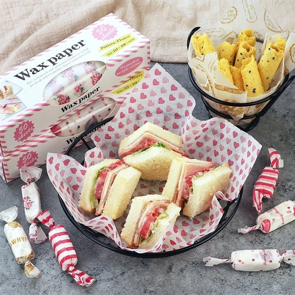 12" Natural Kraft Food Wrapping Paper, Sandwich Wrap Paper