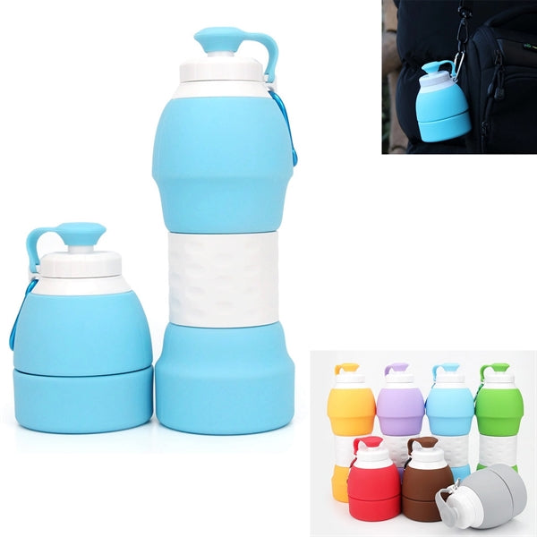 580ml Collapsible Silicone Water Bottle