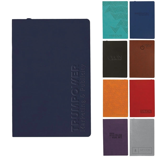 Notebook w/ Bookmark And Elastic Closure