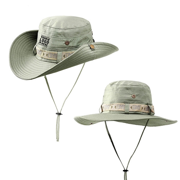 Wide Brim Bucket Hat