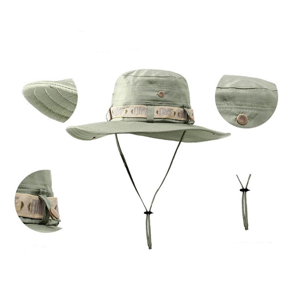 Wide Brim Bucket Hat