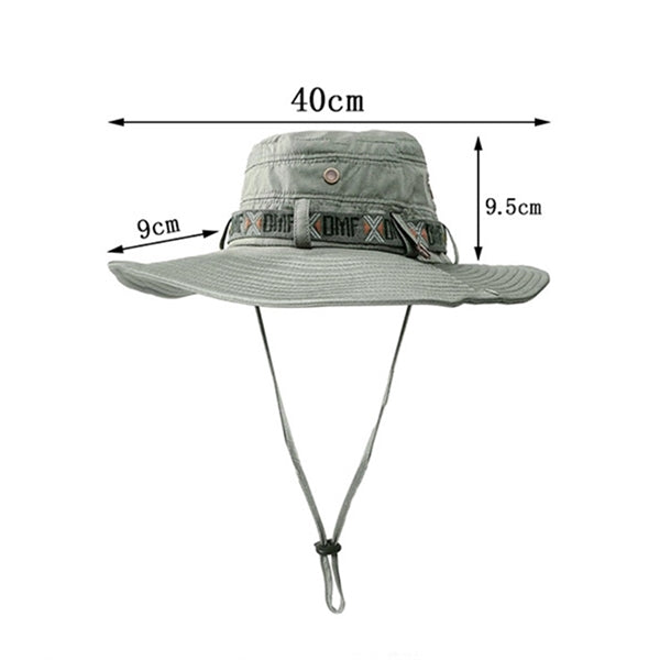 Wide Brim Bucket Hat