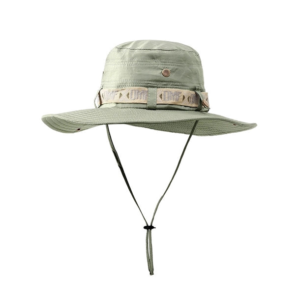Wide Brim Bucket Hat