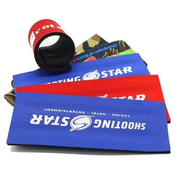 Free Custom Design Slap Wrap Can Koozies
