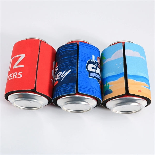 Slap Warp Can Beer Beverage Bottle Cooler Sleeve