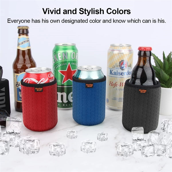 Slap Warp Can Beer Beverage Bottle Cooler Sleeve