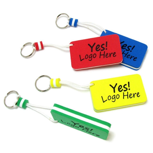 Rectangle Floating Key Ring