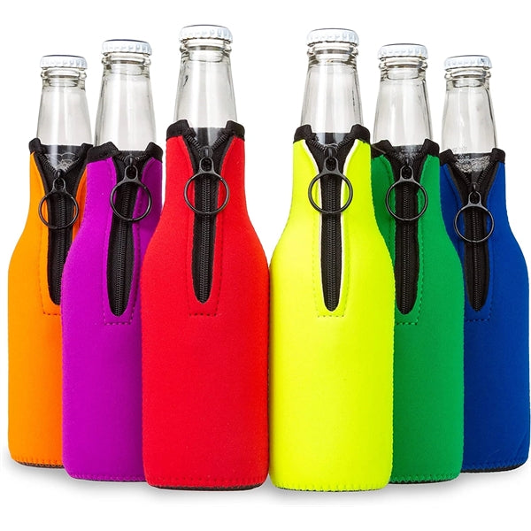 Neoprene Beer Bottle Holder With Openner