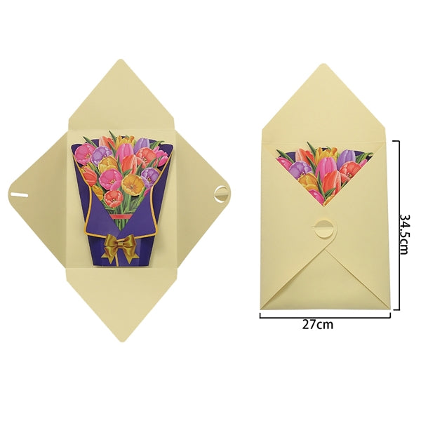 Flower Bouquet Pop Up Cards