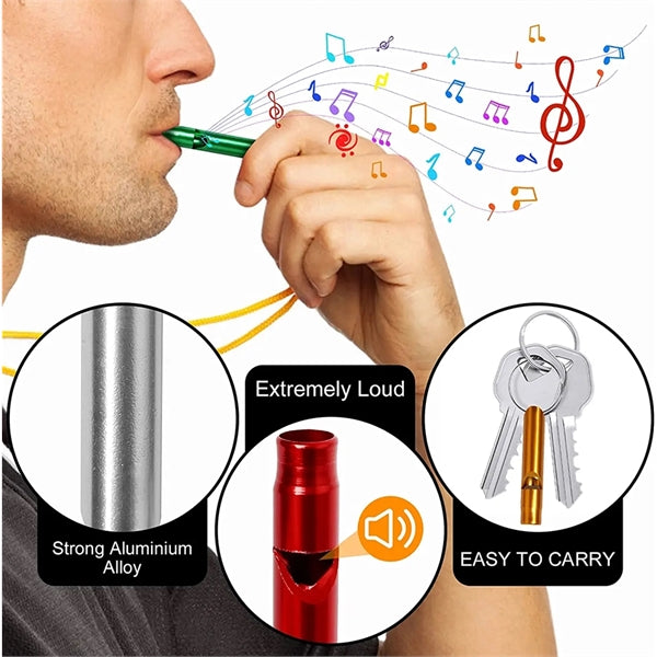 Aluminum Emergency Whistles
