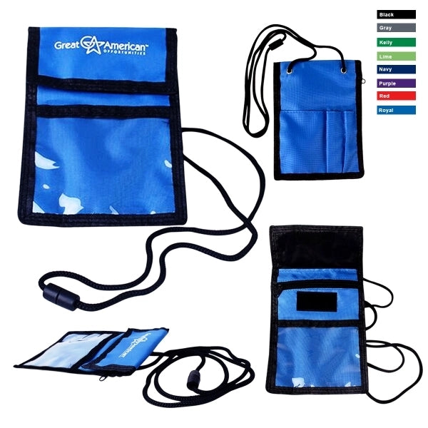 Deluxe Badge Holder Neck Wallet