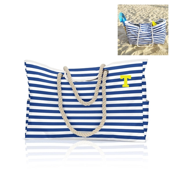 Extra Large Stripe Beach Bag