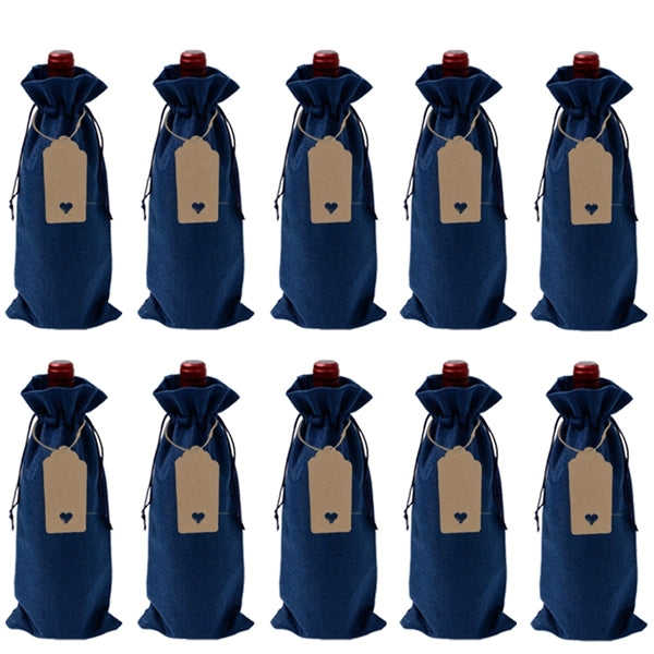 Burlap Wine Bags