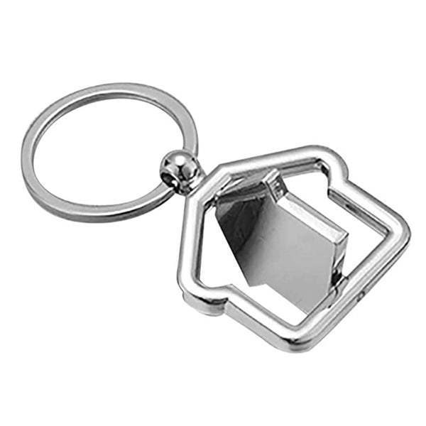 Double-side Custom House Shaped Keychain