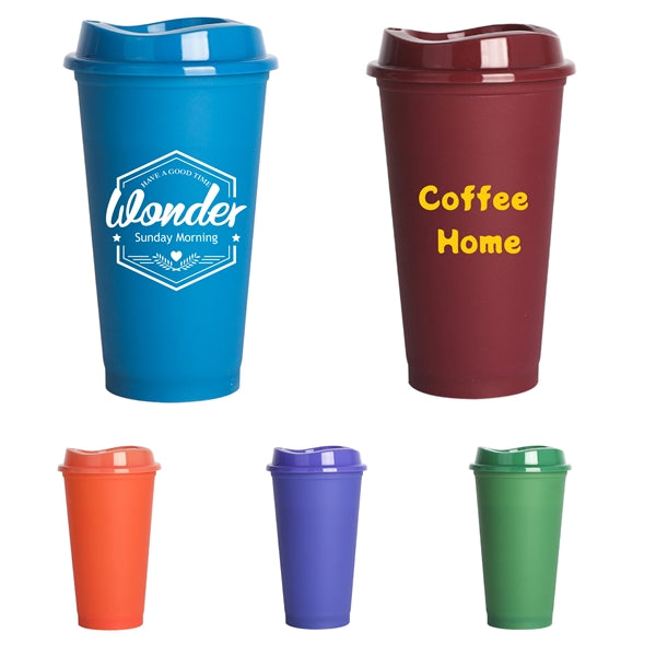 16 oz Hot Color Changing Cups With Lids