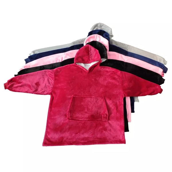 Sherpa Oversized Blanket Hoodie