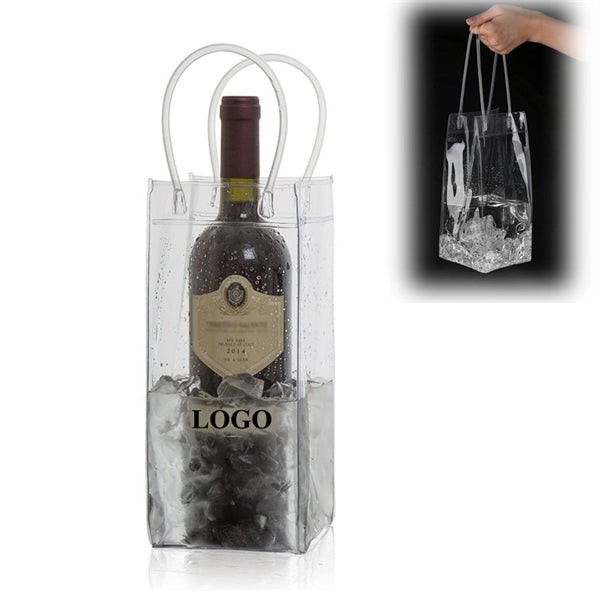 Transparent Wine Tote Bag