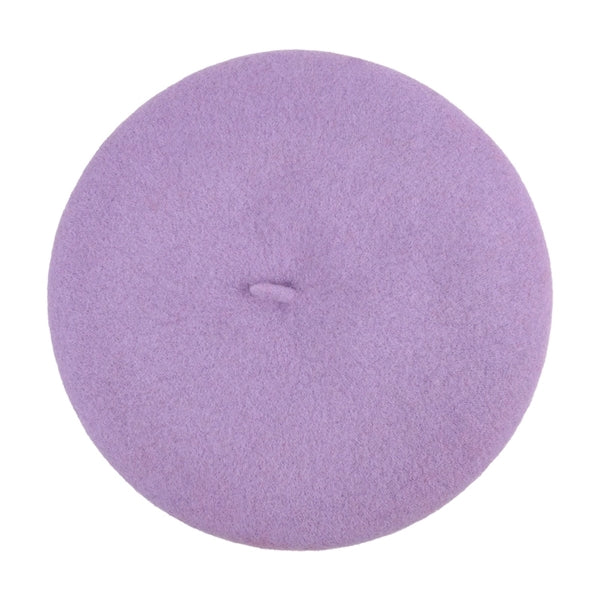 Versatile Wool Beret Artist Pumpkin Hat
