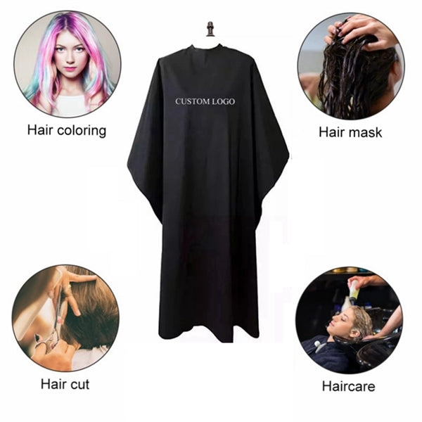 Waterproof Adjustable Barber Salon Cape with Button