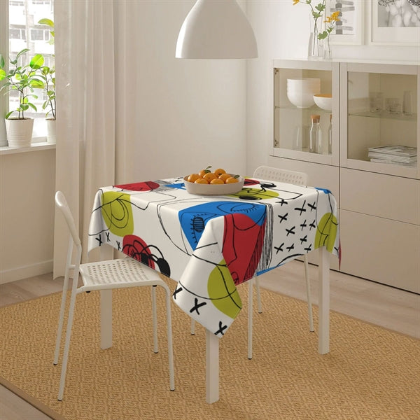 Washable Square Tablecloth With Customized Size And Pattern
