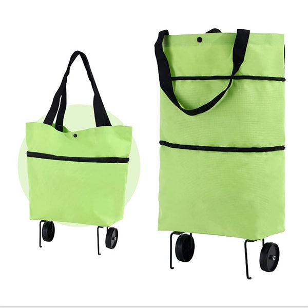 Folding Shopping Bag with Wheels
