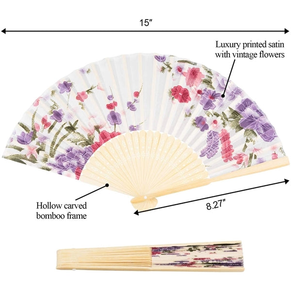 Paper Bamboo Folding Hand Fan
