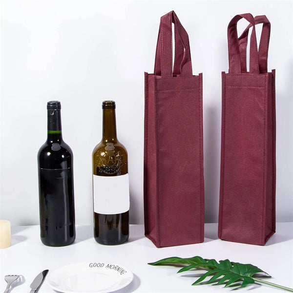 Non-Woven Wine Tote Bag Single Bottle