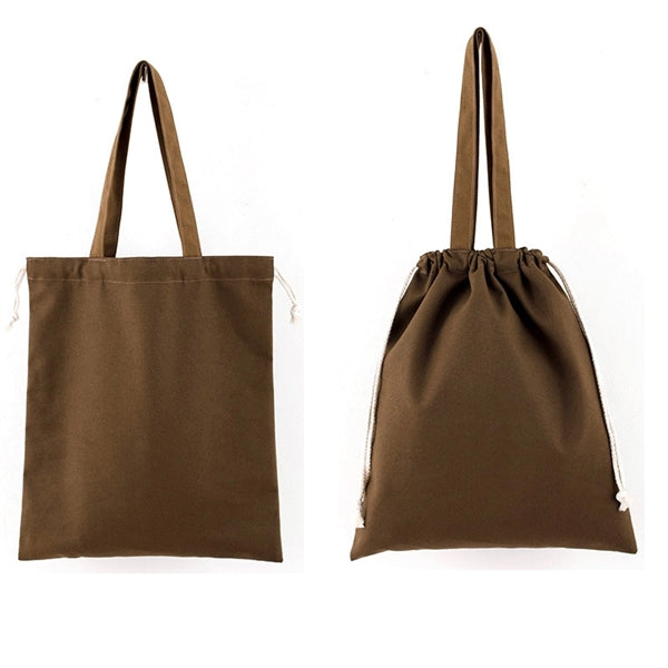 Drawstring Tote Canvas Bag