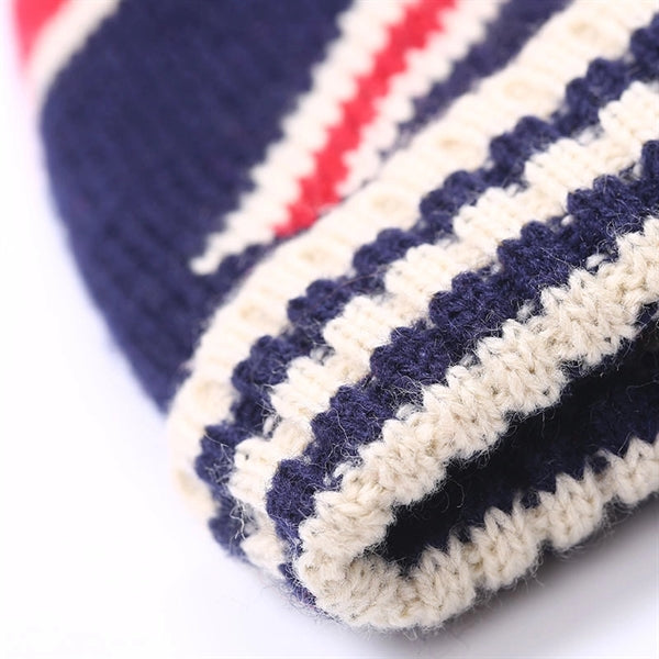 Cuffed Beanie with Pom