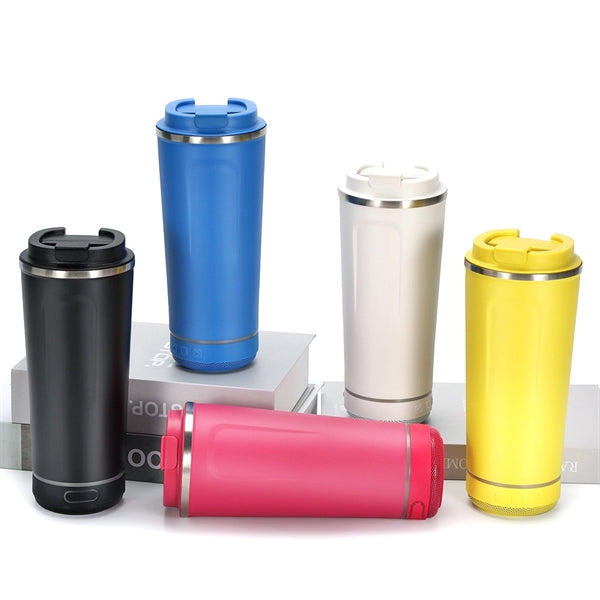 18oz Wireless Speaker Bottle Coffee Cup
