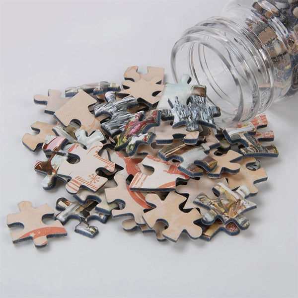 150 Pieces Mini Size Custom Puzzle With Bottle