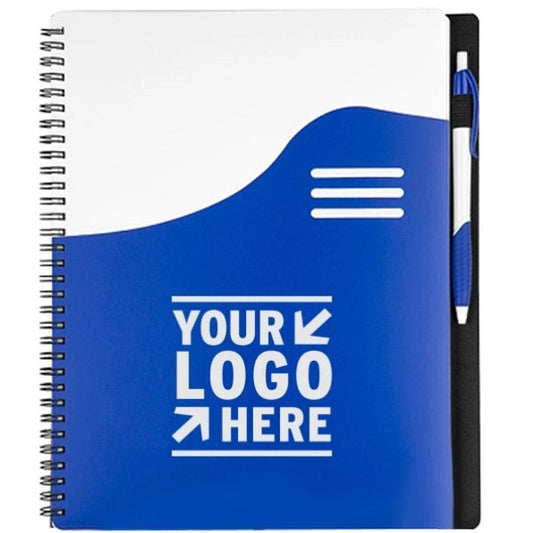 Wave Large Spiral Notebook Set