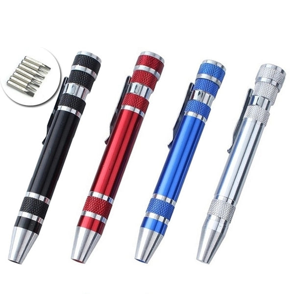 8 in 1 Magnetic Pocket Screwdriver Set