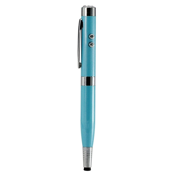 6 in 1 Laser Capacitive Pens W/ USB Flash Drive - 4GB