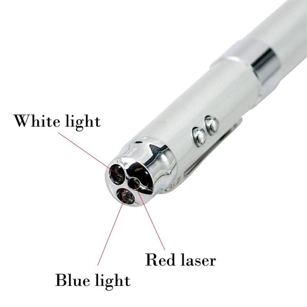 6 in 1 Laser Capacitive Pens W/ USB Flash Drive - 4GB