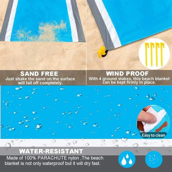 Sand Proof Beach Mat for Travel