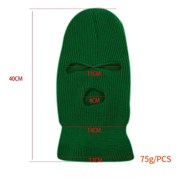3-Hole Balaclava Mask Hat