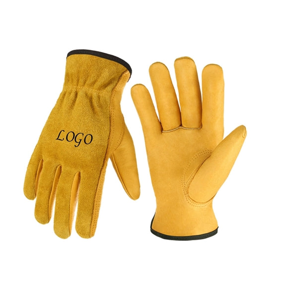 Cowhide Leather Work Gloves