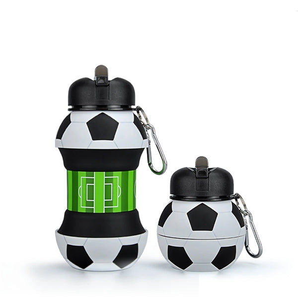 Collapsible BPA-Free Silicone Water Bottle for Kids