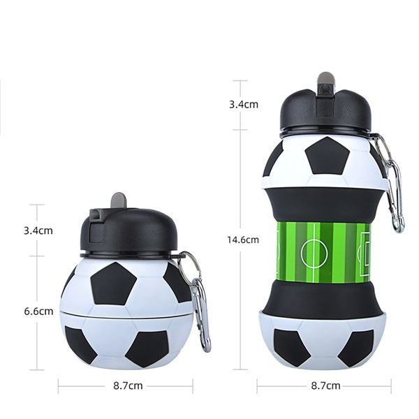 Collapsible BPA-Free Silicone Water Bottle for Kids