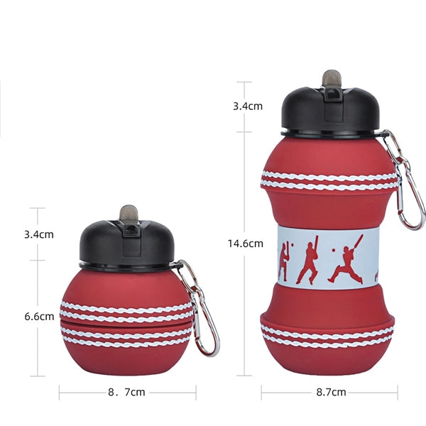 Collapsible BPA-Free Silicone Water Bottle for Kids