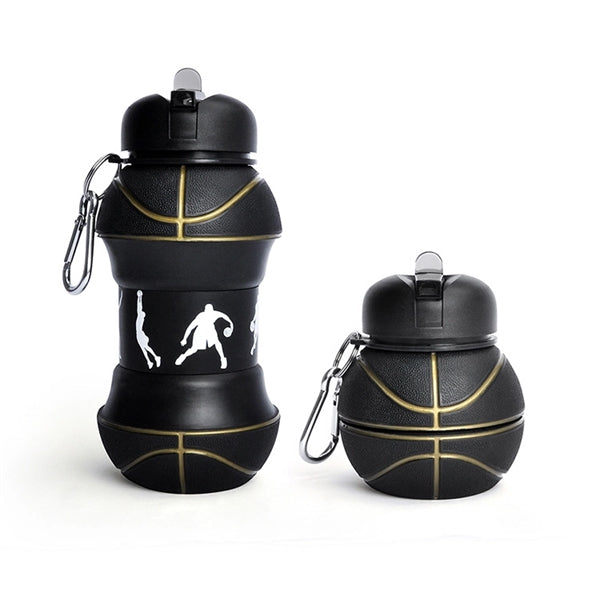 Collapsible BPA-Free Silicone Water Bottle for Kids
