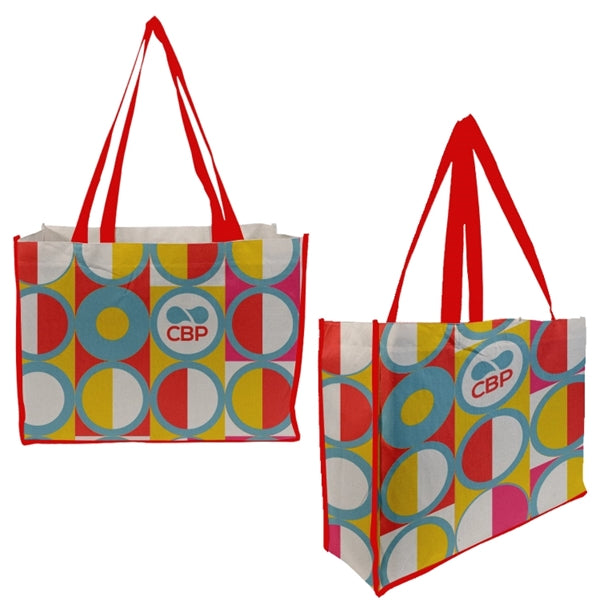 Full Side Gusset Vibrant Cotton Tote Bag