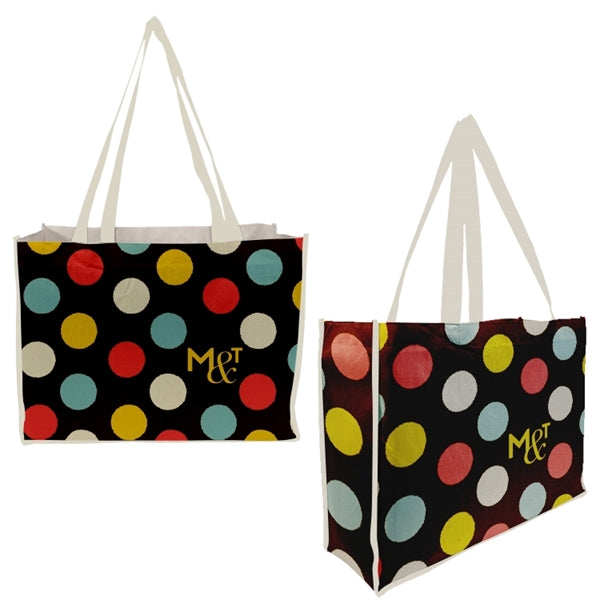 Full Side Gusset Vibrant Cotton Tote Bag