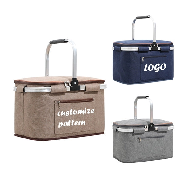 Insulated Picnic Basket Cooler Bag