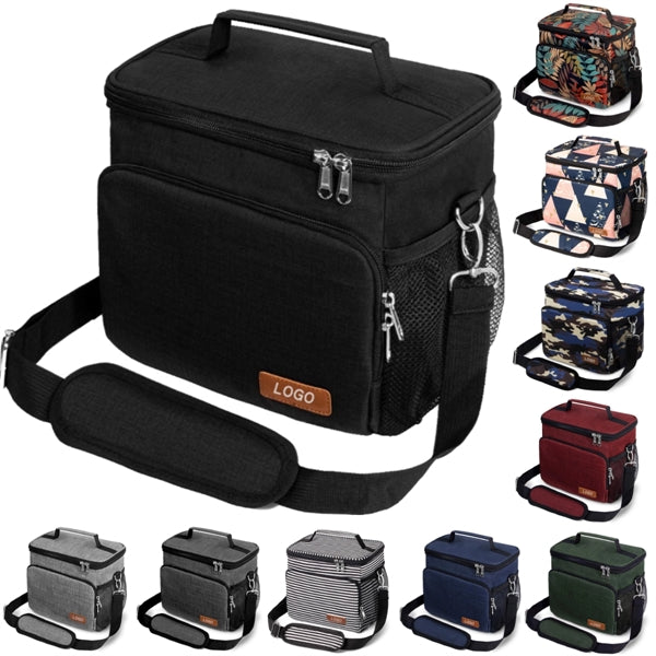 Insulated Lunch Bag With Adjustable Shoulder Strap