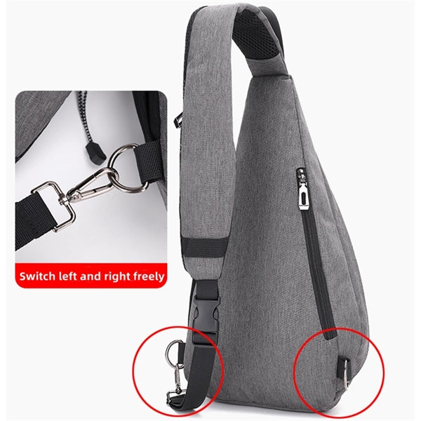 Chest Bag With Usb Charging Port