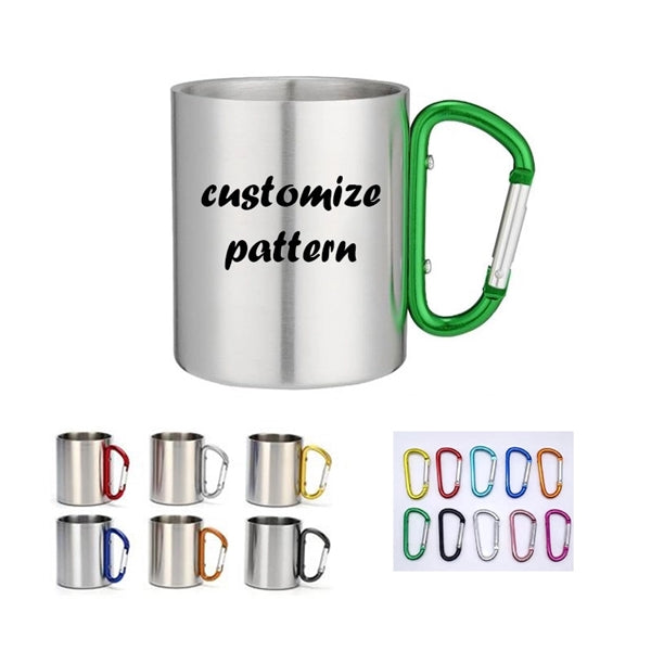 12Oz Stainless Steel Water Cup Portable Outdoor